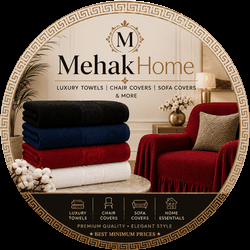 Mehak Home Luxury Textiles & Decor Logo